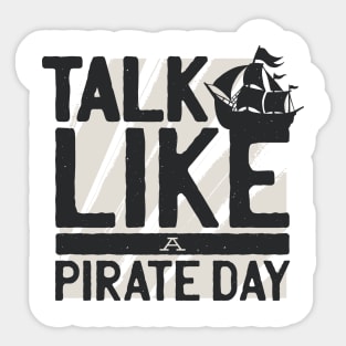 Talk Like a Pirate Day Sticker